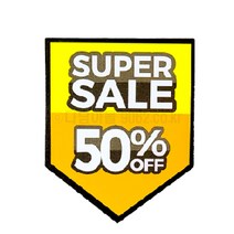 고기포장 정육스티커 세일스티커 모음, 7. SY21-3S 슈퍼세일 50프로