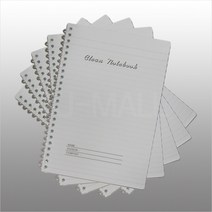 크린노트 크린룸용 무진노트 1팩(5권) A4 A5 A6, A6(SkyBlue), 5권