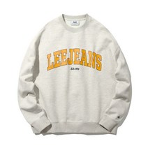 국내매장 정품 LEE 아치 타이포 오버핏 맨투맨 오트밀 Arch Typo Over-fit Sweatshirt Oatmeal