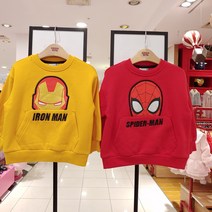 코코리따 30% sale~~겨울 신상~스파이더맨 아이언맨 빼꼼 마블 융기모 맨투맨