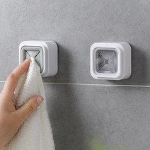 간편 유아수건걸이 욕실수건걸이교체 샤워타올 공간활용 흡착식 무광 부착식, 클리어