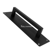 스텐 직각 판손잡이 300mm 블랙 관공서 카페 학교 인테리어손잡이 베란다 샤시 창문 대문 중문 미닫이문 발코니 창호