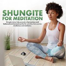 피라미드 모형 장식소품 인테리어 벽장식 shungite 돌 치유 결정 방사선 emf 보호 reiki 에너지 밸런싱 루트 차크라 정화 돌, 순기트 피라미드, 4cm