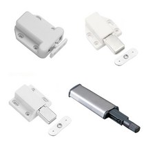 원터치 자석 빠찌링 도어캐치 싱크대 경첩 댐퍼 문 가구 장농 붙박이장 서랍, 04.원터치-실버 롱 자석 빠찌링, 실버