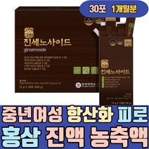 중년 여성 항산화 피로 개선 홍삼 진액 농축액 식품 아로니아 진세노사이드 식약처인증 주정추출 발효녹용추출 마카농축액 자몽 대추 프락토올리고당 글루콘산아연 함량 종류 가루 분말