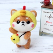 아트조이 DIY 양모펠트 키트 병아리 시바
