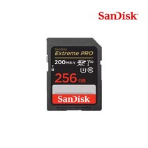 샌디스크 SDXC256GB PRO U3 V30 4K 200MB/s SD메모리카드, 256GB