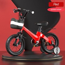 트랙MTB 풀카본 자전거 입문용 자전거 Selfree210 세 마그네슘 합금 자전거 미끄럼 방지 롤오버 자전거, 01 Red 1_02 14 inch