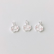 [DP3-116] 실버 펜던트 에폭 구름 스마일 팔찌 목걸이 만들기 DIY silver 925 은 부자재
