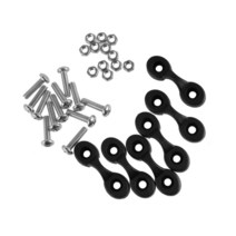 카약용품 카누용품 낚시배Kayak Boat Canoe Fishing Rigging Kit Deck Loop Pad Eyes Accessories, 한개옵션0