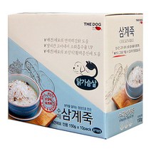 [10+5]더독 수제 삼계탕 삼계죽 150g, 수제삼계죽, 15개