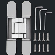 180도 경첩 폴딩 도어 접이식 방문 장식장 중문 경첩, 실버