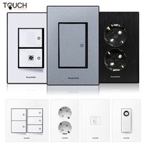 나노 아트2 스위치 콘센트 통신, 블랙, 10_접지콘센트 2구