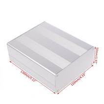 PCB 보드 DIY 130x110x50m 용 알루미늄 박스 인클로저