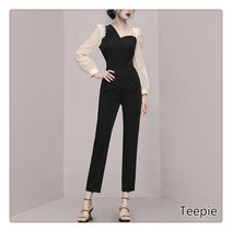 티피/Teepie 여름 여성 직업 긴팔 정장 점프슈트