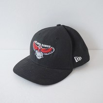 NEW ERA 아틀란타호크스 볼캡 블랙레드(58.7cm)