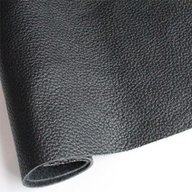 룽고가죽 재단원단 천연소가죽 오플무늬 7색 30X35cm 3장-공예 공방 소품 악세사리 연습가죽, 블랙