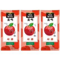 (코카콜라) 미닛메이드 조이 사과 음료수 195ml x 64팩, 상세페이지 참조, 상세페이지 참조