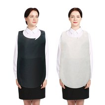 앞치마세상 위생적인 일회용 앞치마(100매입) 고급 방수 부직포, 화이트