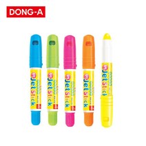 DONG-A [DONG-A]동아 고체 형광펜 단품, 단품 (1개입), 형광핑크