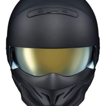 하이바 풀페이스 헬멧 오픈페이스헬멧 클래식 헬멧 시스템 스쿠터, L, 블랙