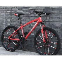 ( MTB 산악자전거 ) 입문용 MTB자전거 26인치 크로스컨트리 21/24단, 21단, 텐 포크 휠 레드