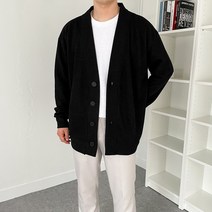 남자 루즈핏 사계절 데일리 무지 니트 가디건(10COLOR)