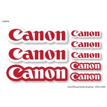 STEA 미러리스 DSLR 로고 엠블럼 데칼 스티커SET 스티커, 02캐논
