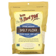 밥스레드밀 스펠트 통곡물 스펠트 가루 통곡물 624g(22oz) 62 미국직구 62