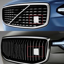 볼보 폴라리스 엠블럼 그릴 스티커 볼보 xc90 xc60 xc70 xc80 xc40 v90 v60 v40 v50 d2 d5 s90 s80 s70 s60 볼보 스티커, 폴라리스 화이트