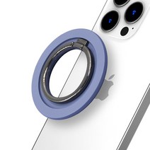 엑씨 휴대폰 맥세이프 호환 탈부착 스마트링, 퍼플