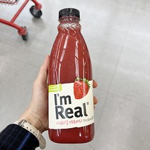 아임리얼 딸기 700ml x 1개 보냉백포장, 아이스보냉백포장