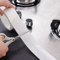 할인바이할인 틈새차단 만능 실리콘 테이프 화이트, 5cmx10m 화이트, 1개