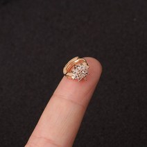 1pcs 작은 Huggies 후프 귀걸이 크로스 원형 농구 피어싱 골드 반지 미니 스터드 그릴 여성 쥬얼리, 22 22_02 silver color