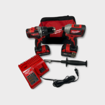 밀워키 2893-22CX M18 18볼트 2공구 3단 드릴 및 임팩트 드라이버 SPG049026