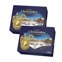 Dr. Quendt 드레스덴 슈톨렌 도즈 Dresdner Christstollen Dose 슈톨렌 500g 2팩