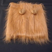 대형견모자 강아지 헤드커버 대형견 사자머리 중대형견 물림방지 핥기방지 가발 모자 목도리, C01-통용