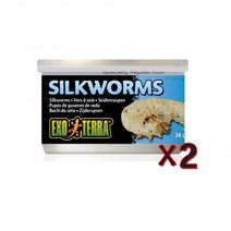 엑소테라 누에 캔 34g X2개 파충류먹이 영양 통조림 하늘땅팡, 상세페이지 참조, 상세페이지 참조