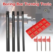 선반 밀링 바이트 4pcs 67810mmsclcr06 터닝 도구 도구 홀더 보링 바 커터 터닝 rodamp 10pcs ccmt060204-hm 터닝 도구 클램프, 한세트