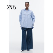 자라 ZARA 셔츠 봄 여성 긴팔 옷깃 옥스포드 2519342 044