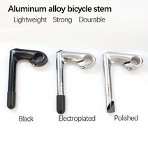 퀼스템 카본 로드 자전거 스템 aluminium alloy quill stem negative angle 17 degree 80mm 경량 dourable for mtb road, 실버 80mm