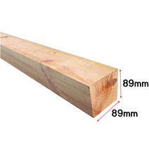 직사각형-각목 각재- 89mm x 89mm-다용도 목재 셀프 DIY, 1개, 목재-89mm x 89mm x 1500mm