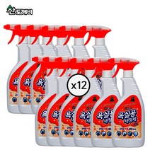 산도깨비 청소세제 욕실용/주방용/베이킹세정제 650ml x 택일 12개 1박스, 베이킹세정제 650ml x 12개