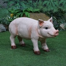 몬몬이야 돼지모형 돼지조형물 10호 정원용품 FRP조형물 가든용품 조형물 동물조형물 동물모형
