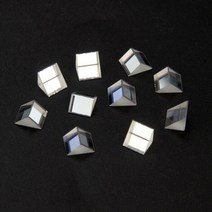 결함 5x5mm 광학 삼각형 유리 직각 프리즘 조명 측량 90 20 개, 한개옵션0