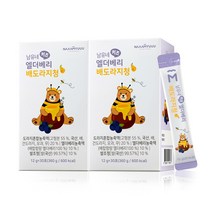 남유네 짜먹는 키즈 엘더베리 배도라지청 스틱, 12g x 30포, 2박스