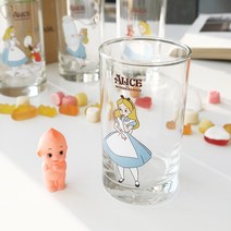 모애 레트로감성 홈카페 디자인 이상한 나라의 앨리스C 유리컵