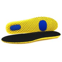 족저근막염 패드 자세교정 슬리퍼 무지외반증 신발 운동화 메모리 폼 insoles for shoes sole mesh deodorant 통기성 쿠션 러닝 insoles for, 25cm EU35-38, 검은 색
