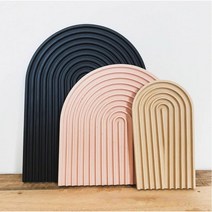 아치형 노르딕 트레이몰드 제스모나이트몰드 콘크리트몰드 레진몰드 데코레이션 실리콘몰드, 대형