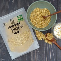 무농약원료오트밀 압착귀리 350g, 3개
